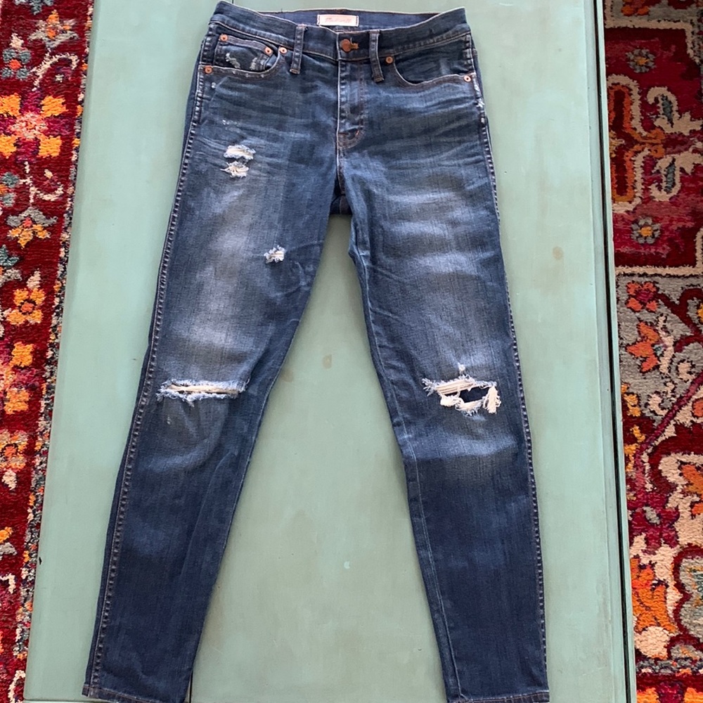 Madewell Dark Wash Skinny Skinny Jeans (with good stretch!)